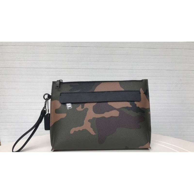 Coach Carryall Pouch With Camo Print - ORIGINAL 100%