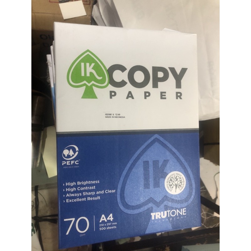 

kertas HvS A4 trutone 70 gram / kertas print/kertas fotocopy