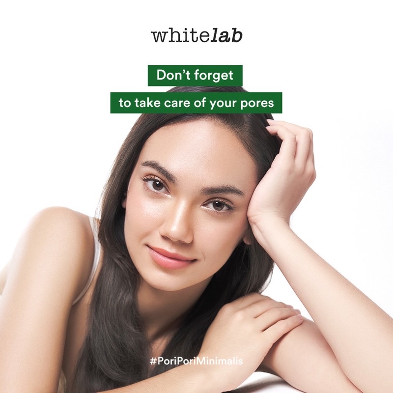 WHITELAB Mugwort Pore Clarifying Mask 50gr BPOM - Masker Mugwort,Centella Asiatica,Masker Wajah