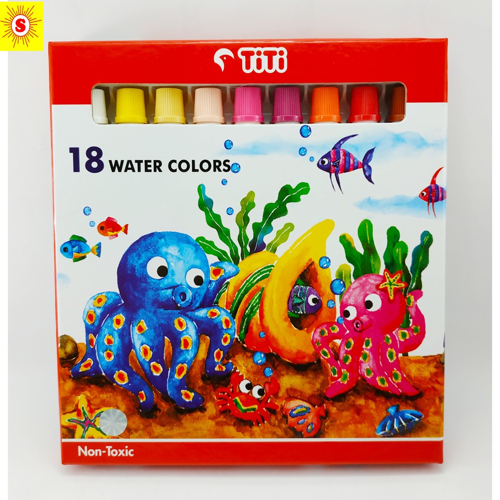 

Water Color / Cat Air Joyko TiTi 18 Warna 6 ML