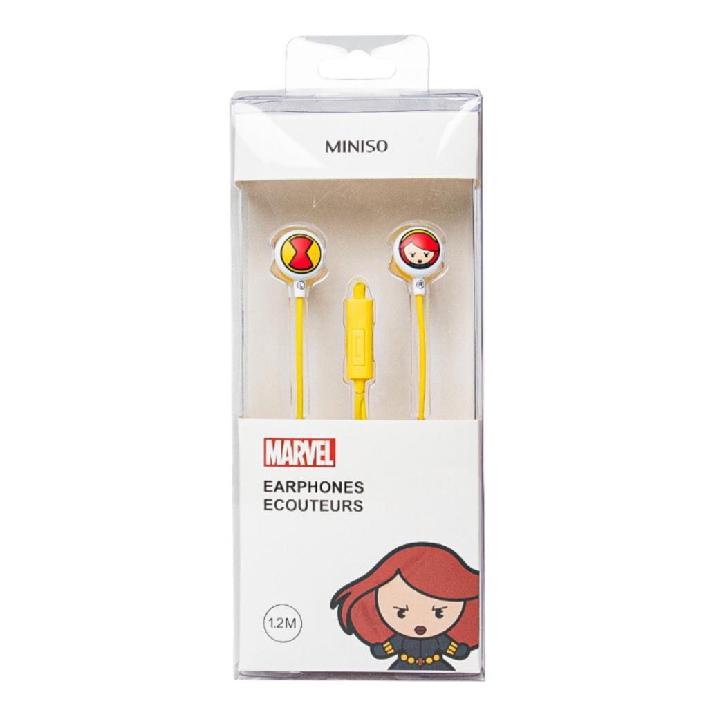 MINISO EARPHONES MARVEL IROMAN ORIGINAL MINISO