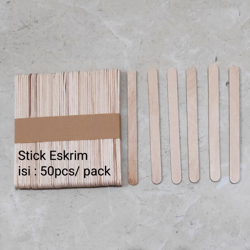 

Stick Es krim, Stick kayu isi 50 pcs