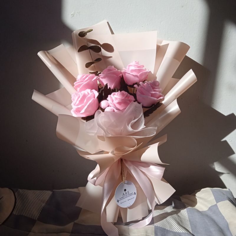 

Buket bunga flanel by are bouquet