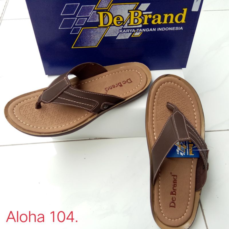 Sandal Kulit Pria Japit DeBrand Aloha