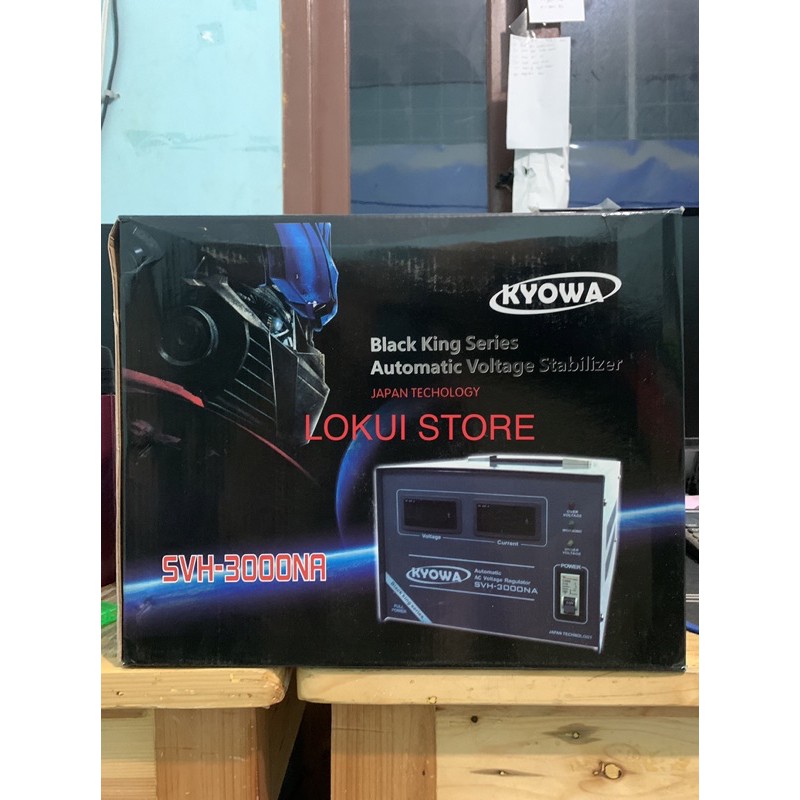 Stabilizer Kyowa 3000W SVH-3000NA 3000 watt 3KWH Digital Voltage Japan - Kyowa 3000watt