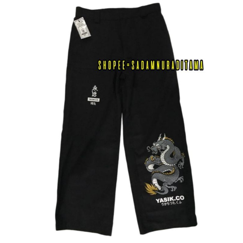 CELANA CHINO ART DRAGON YASIK.CO ORIGINAL LOKAL PRODUK