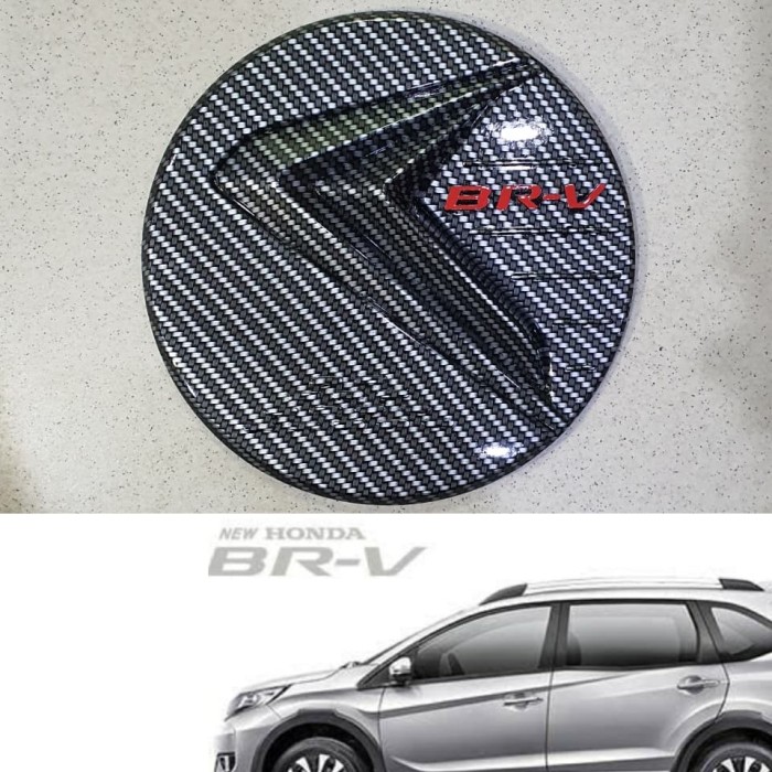 Tanc cover TUTUP BENSIN HONDA BRV BR-V MOTIF CARBON