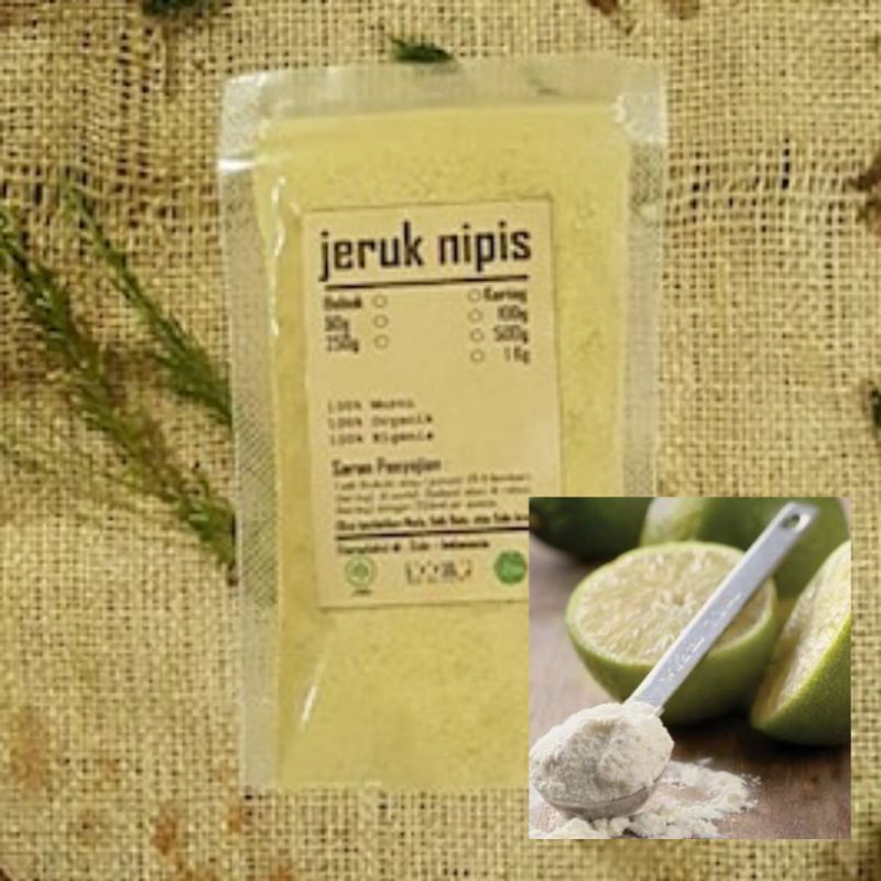 

BUAH JERUK NIPIS BUBUK 1 Kg - LIME CITRUS POWDER AURANTIIFOLIA