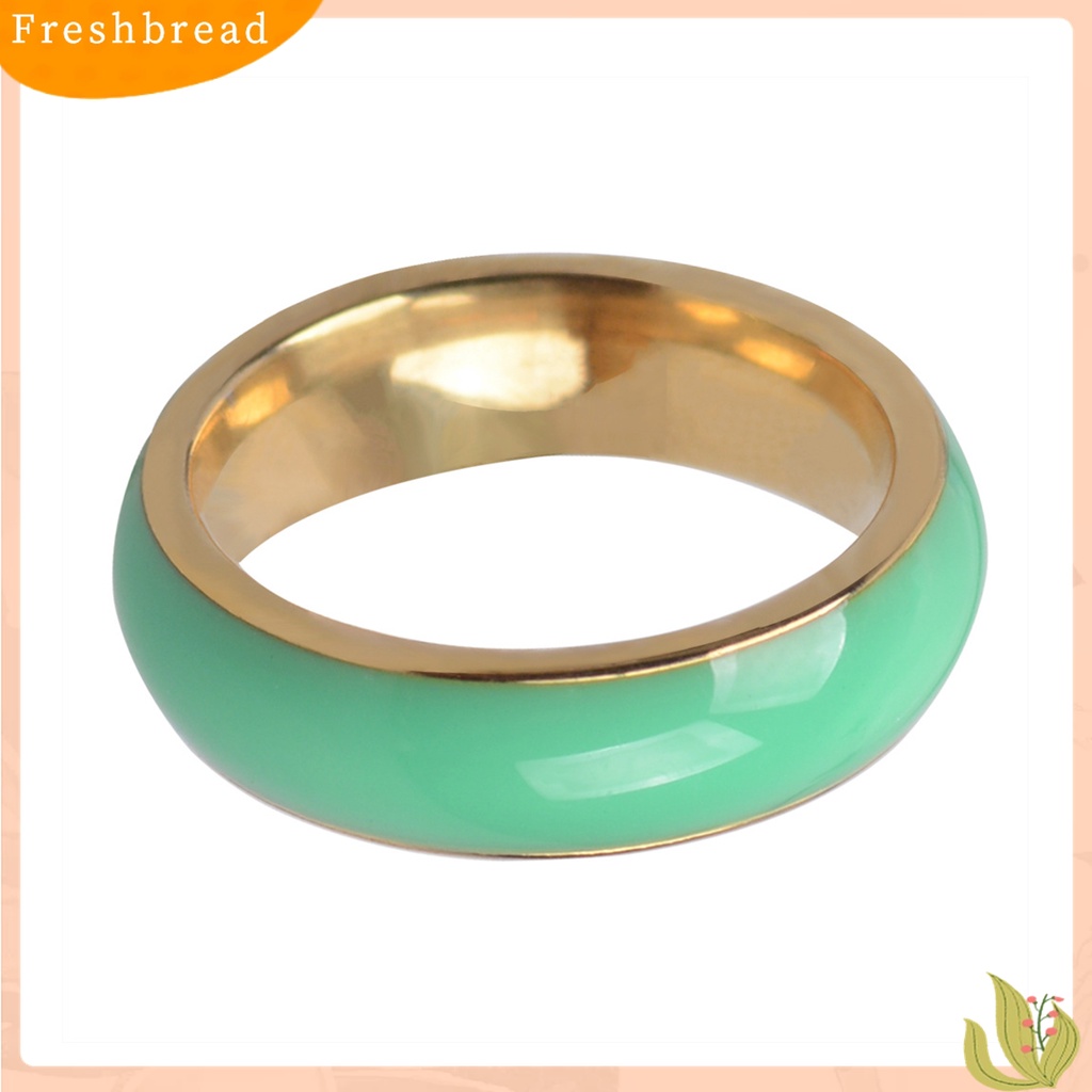 [TERLARIS]Simple Green Faux Jade Men Finger Ring Engagement Party Jewelry Accessory Gift