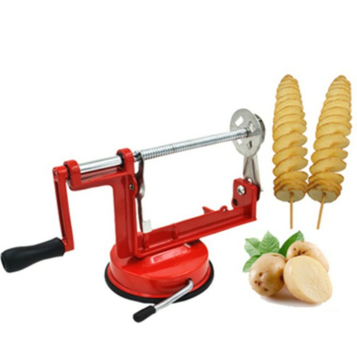 ALAT PENGUPAS KENTANG SPIRAL POTATOES SLICER CYPRUS USAHA KENTANG GORENG MURAH 1.180gr