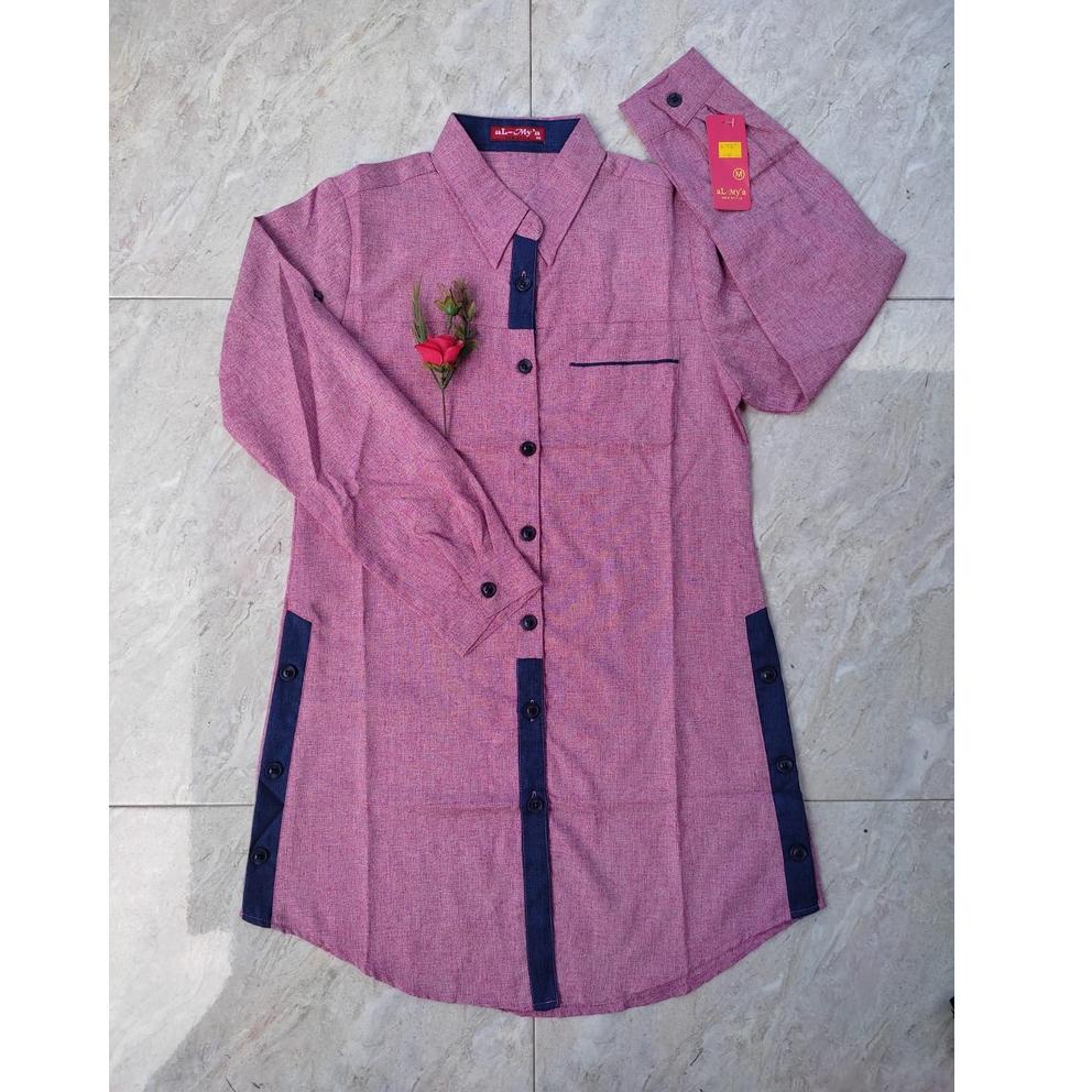ATASAN TUNIK AL'MYA //TUNIK HARA//ATASAN SANTRI//BLUS HARA//BAJU WANITA//STELAN WANITA –LHM.21Jl22ᴸ