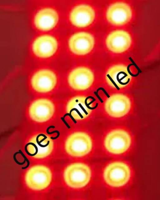 Led modul 6540 6 led  (2 x 3) 12 volt