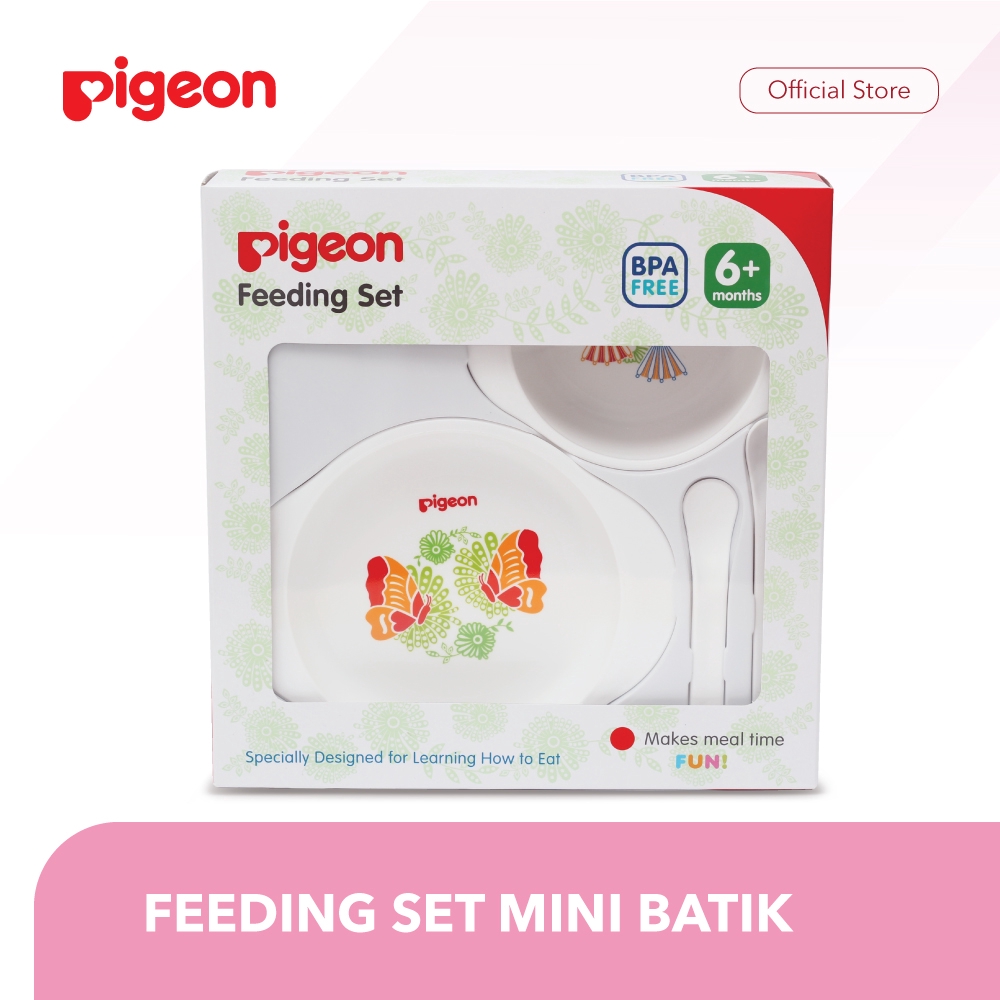 PIGEON MINI PERLENGKAPAN MAKAN ( FEEDING SET MINI )