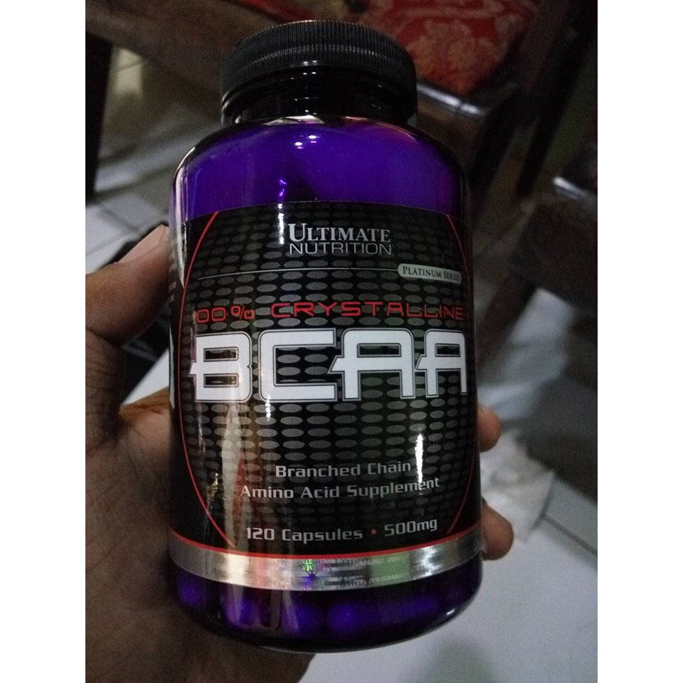 BCAA 500mg 120 kapsul - Ultimate Nutrition - UN 500 mg caps capsul