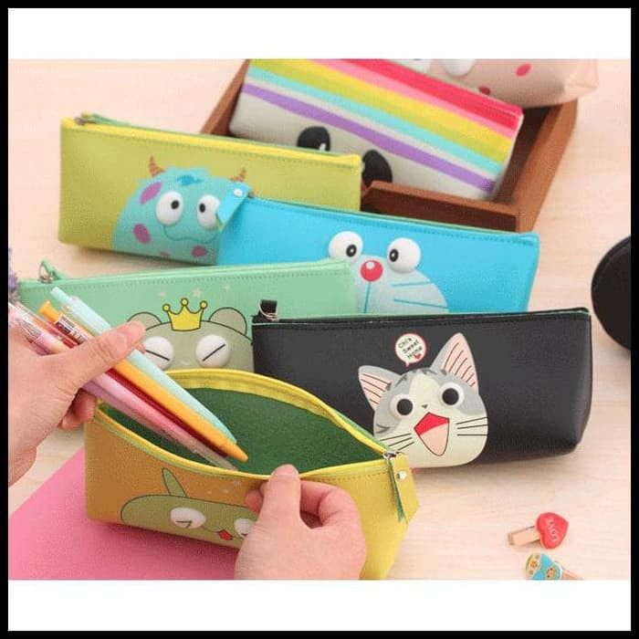 

STOK BARU! - POUCH KOTAK PENSIL SILIKON LUCU SILICONE PENCIL CASE