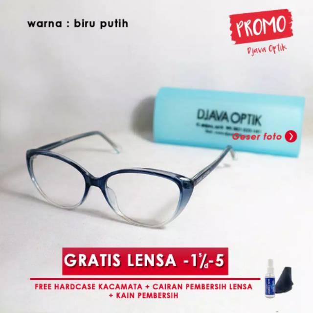 Frame Kacamata Cat Eye 605 Kacamata Minus Baca Antiradiasi | Kacamata Nissa Sabyan