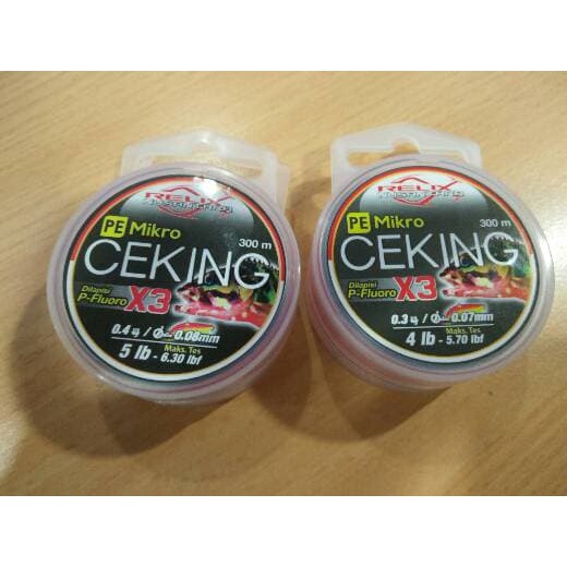 Unik  SENAR PE RELIX CEKING 4   5lbs  Murah