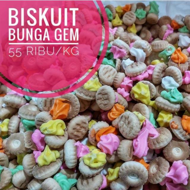 

Biskuit Bunga Gem