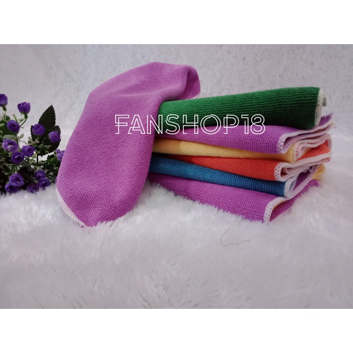 Kain Lap Microfiber / Kain Lap anti Minyak / Kain Lap Piring / Kain Lap Mobil