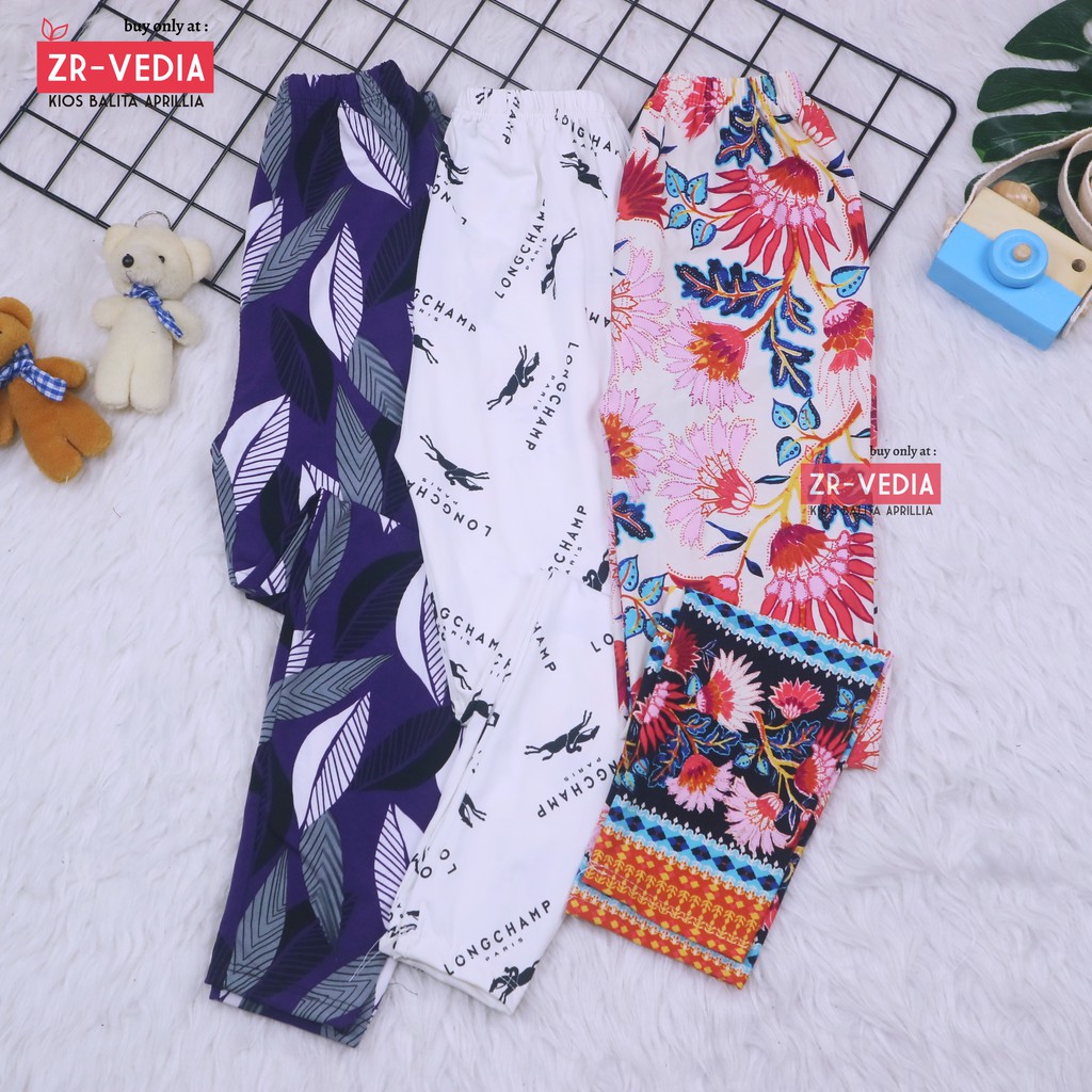 Legging Carlissa uk 8-10 Tahun / Celana Anak Panjang Perempuan Leging Salur Tanggung Murah Adem kiosbalitaaprilia