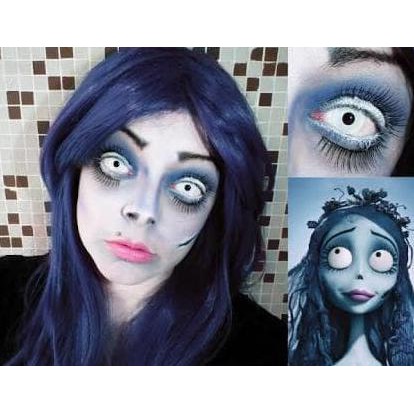 Pm57458- Softlens Crazy Lens Cpf1 Putih - Softlens Zombie - Mata Hantu F67R8Its
