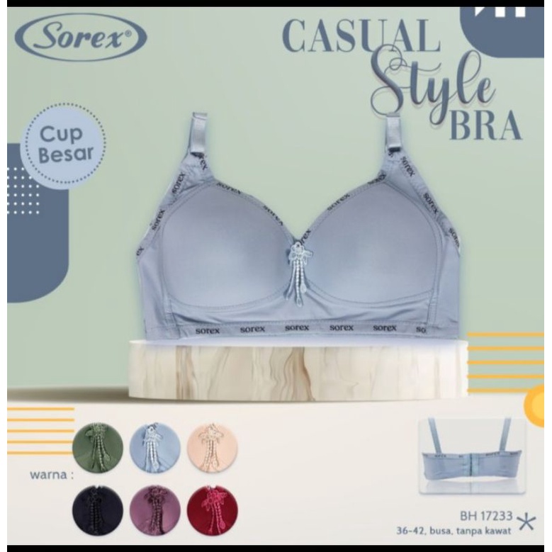 Bh Sorex 17233 cup besar casual style bra