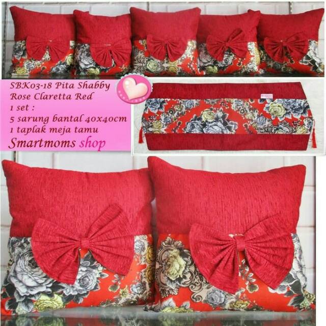 Set sarung bantal kursi tamu mininalis