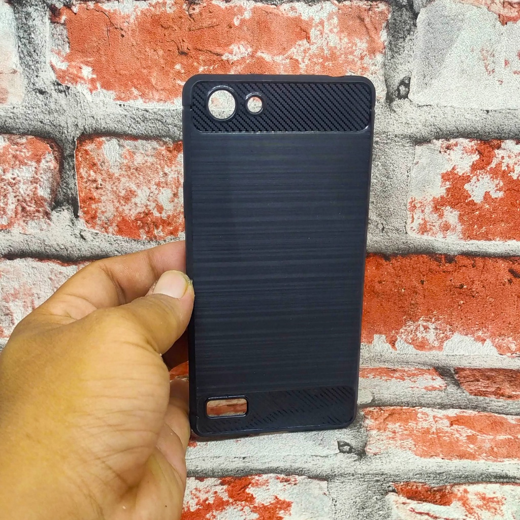Softcase Oppo A1603 Black Carbon Fiber Case Oppo A33W A33 Oppo Neo 7
