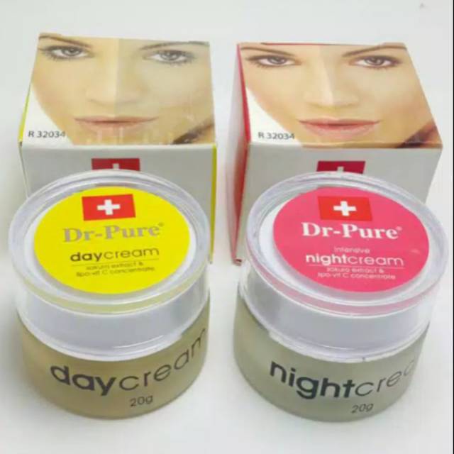 PAKET CREAM DR PURE DAY &amp; NIGHT BPOM