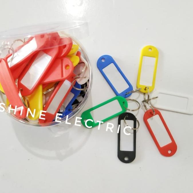 

TERBARU KEY RING ISI 50 / GANTUNGAN KUNCI / NAME TAG LABEL KUNCI JOYKO / KENKO