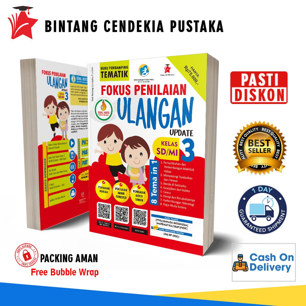 PENDAMPING TEMATIK FOKUS PENILAIAN ULANGAN UPDATE KELAS 3 SD/MI - KURTILAS