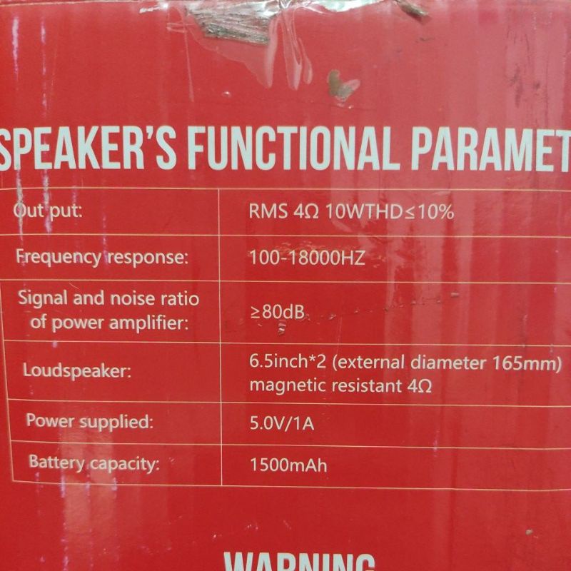 Speaker JBK-6525 Returan 6,5inch*2