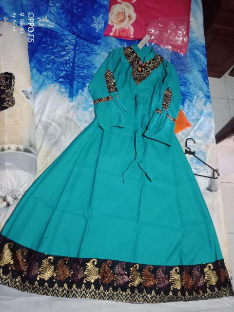 [best Seller...!]] Batik Couple Gamis Baloteli Sarimbit Keluarga Batik Pekalongan Tanah Abang