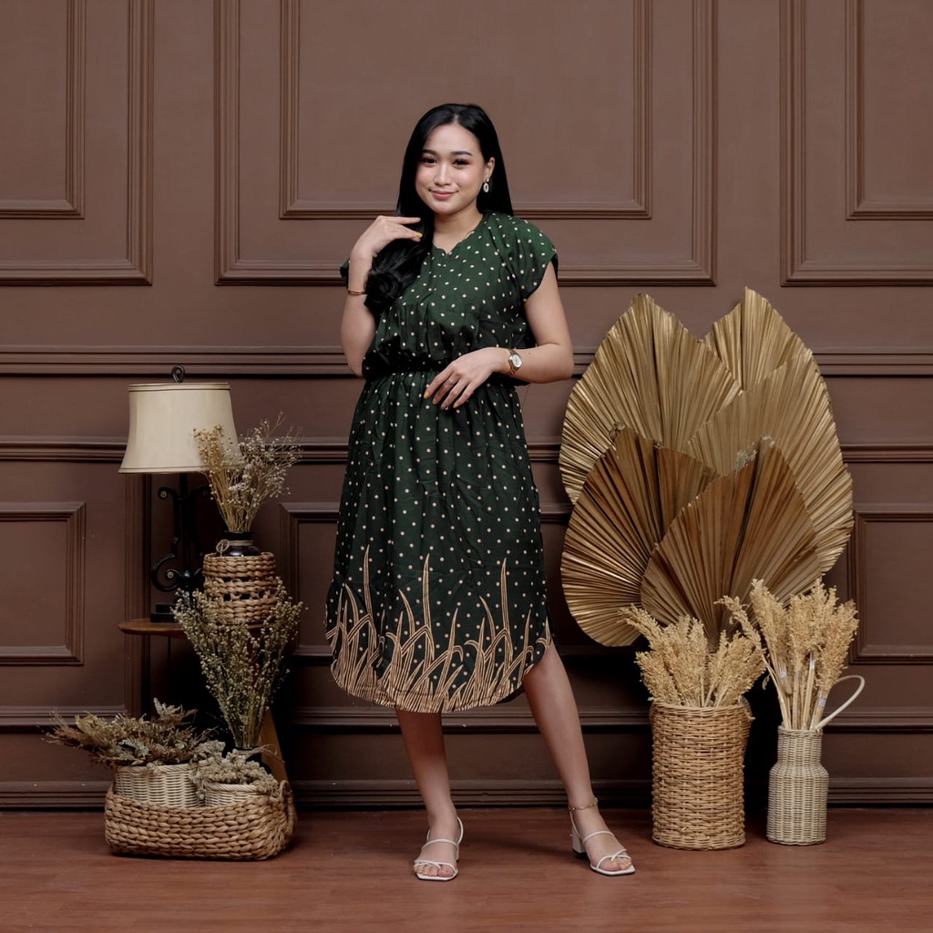 DASTER CANTIK VIRAL - DASTER BUMIL TERBARU BATIK FARISTEX - DASTER BUSUI FRIENDLY - RESLETING DEPAN