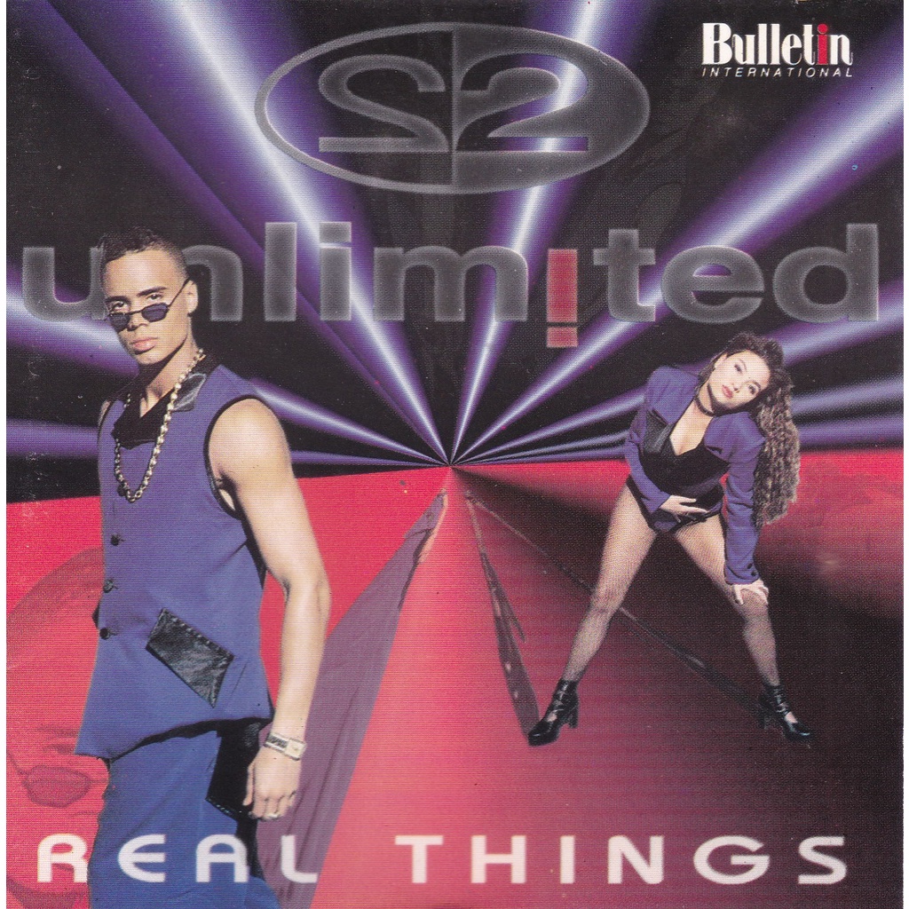 COMPACT DISK (CD) 2 UNLIMITED "REAL THINGS" - ORIGINAL