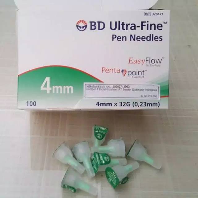 BD ULTRA-FINE pen Needles 4 mm