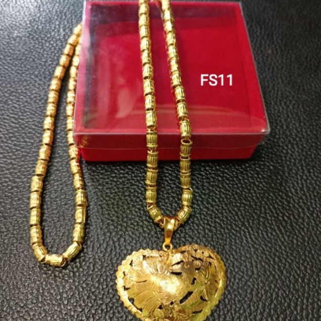 KALUNG BAMBU 3SUKU LAPIS EMAS 24K