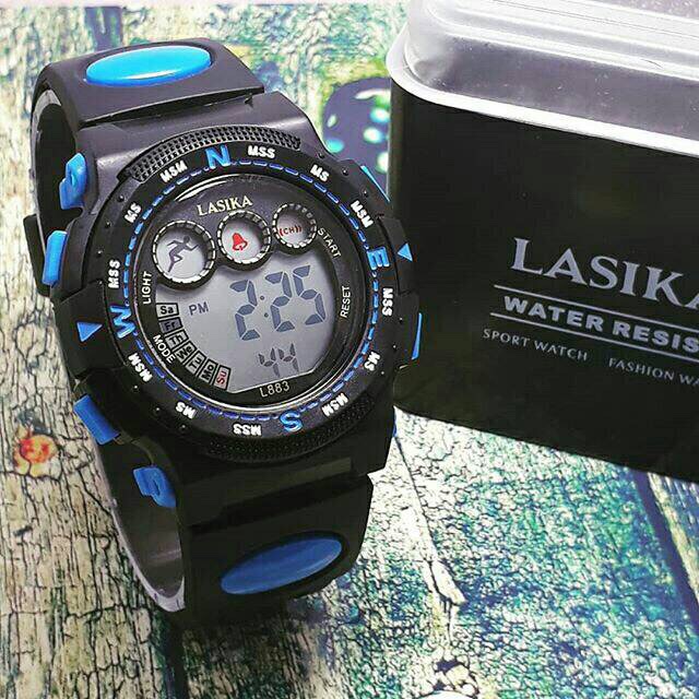 Original Lasika Jam Tangan Anak SD / Remaja Sport Digital