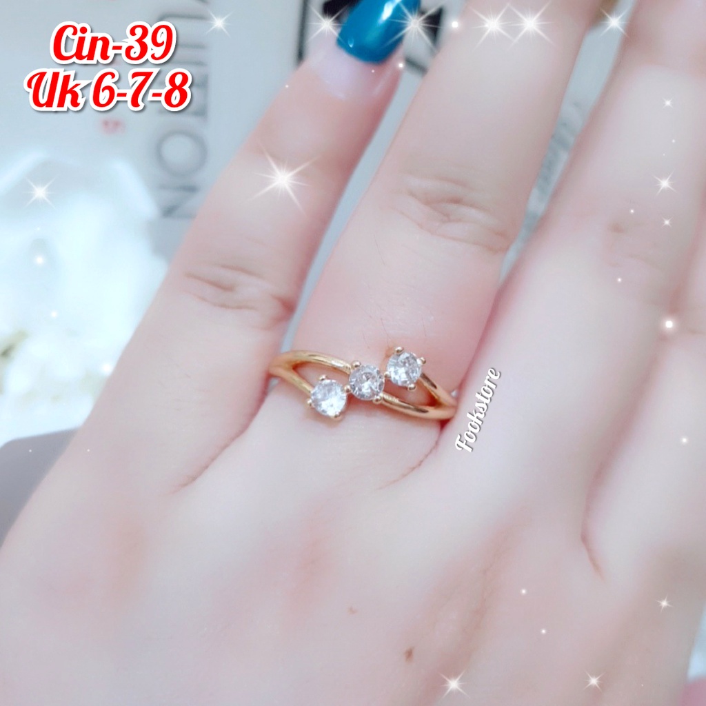 TERBARU CINCIN WANITA MODEL FASHION KOREA