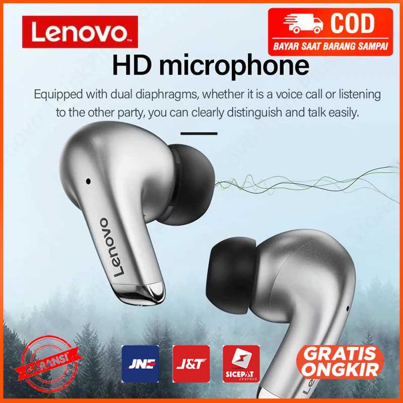 Lenovo TWS Earphone True Wireless Bluetooth 5.0 Charging Dock