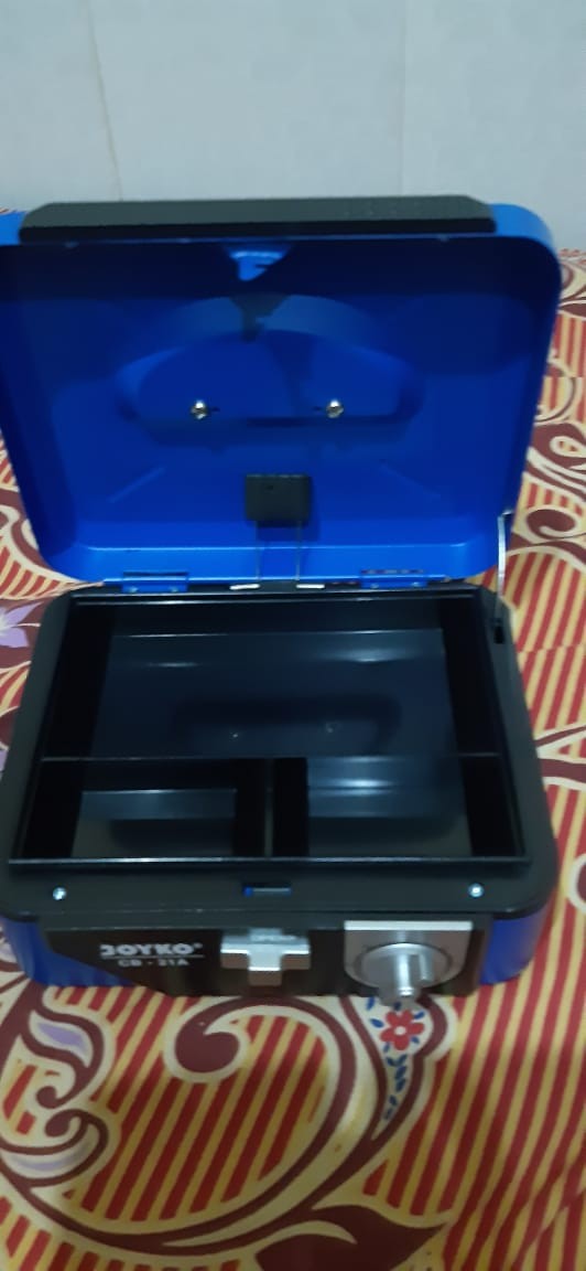 Cash Box Joyko Cb-21a / Kotak Penyimpanan Uang