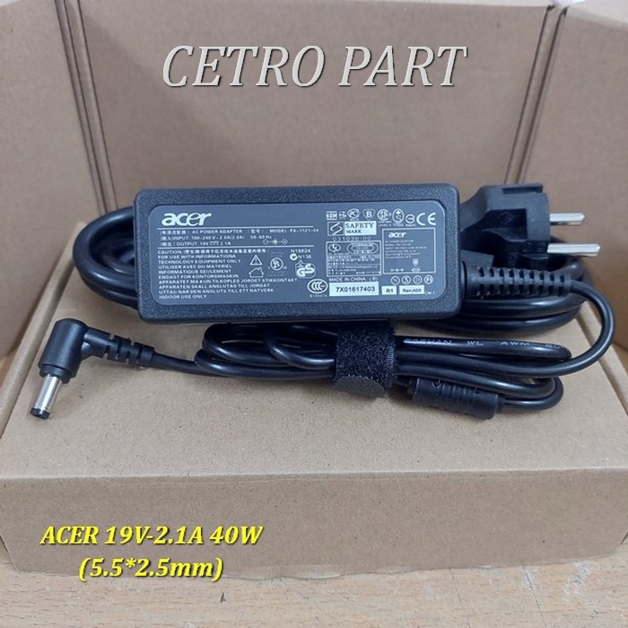 Adaptor Charger Laptop Acer One 14 Z1401 Z1402 - 19V-2.1A Original BERGARANSI