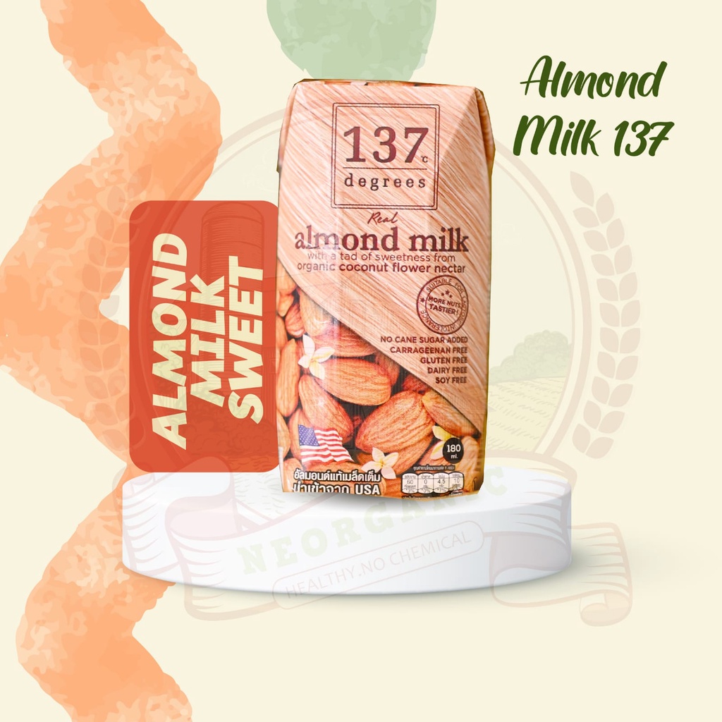 

137 Degrees Susu Segar Almond Sweet