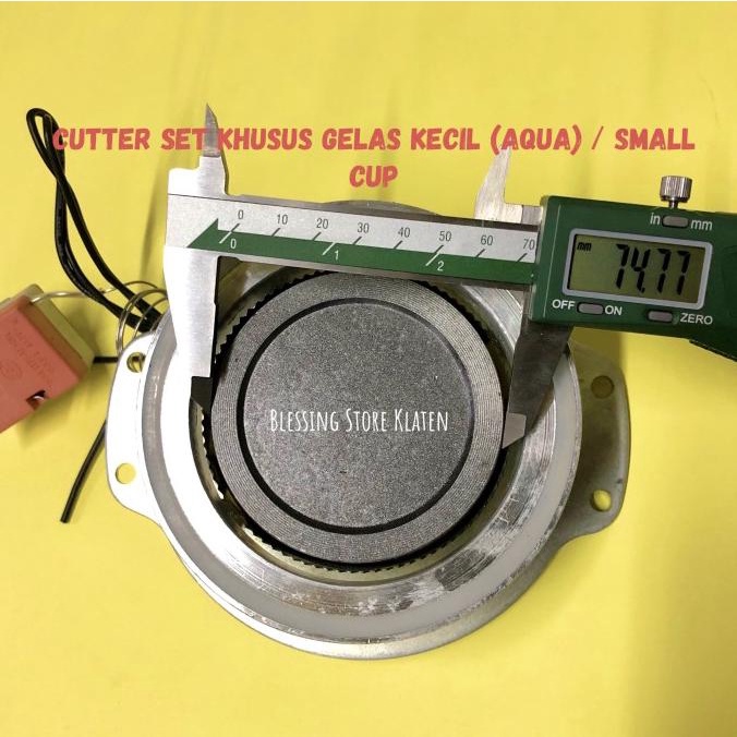 

.........] SPAREPART CUP SEALER SMALL CUP CUTTER SET / MINI CUP / GELAS AQUA