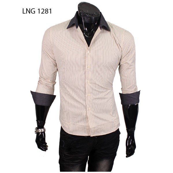 Kemeja Pria Slimfit Katun  - LNG 1281