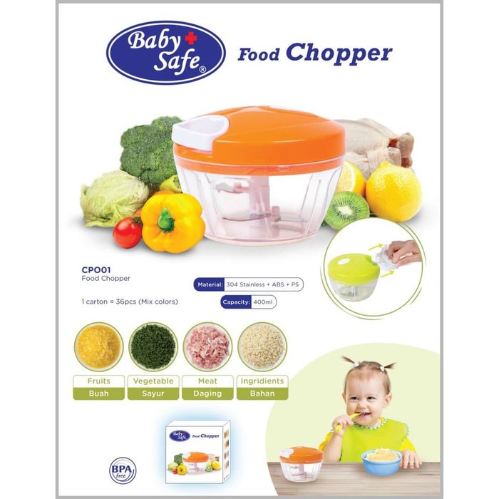 BABY SAFE FOOD CHOPPER CPO01 / PENGGILING MAKANAN