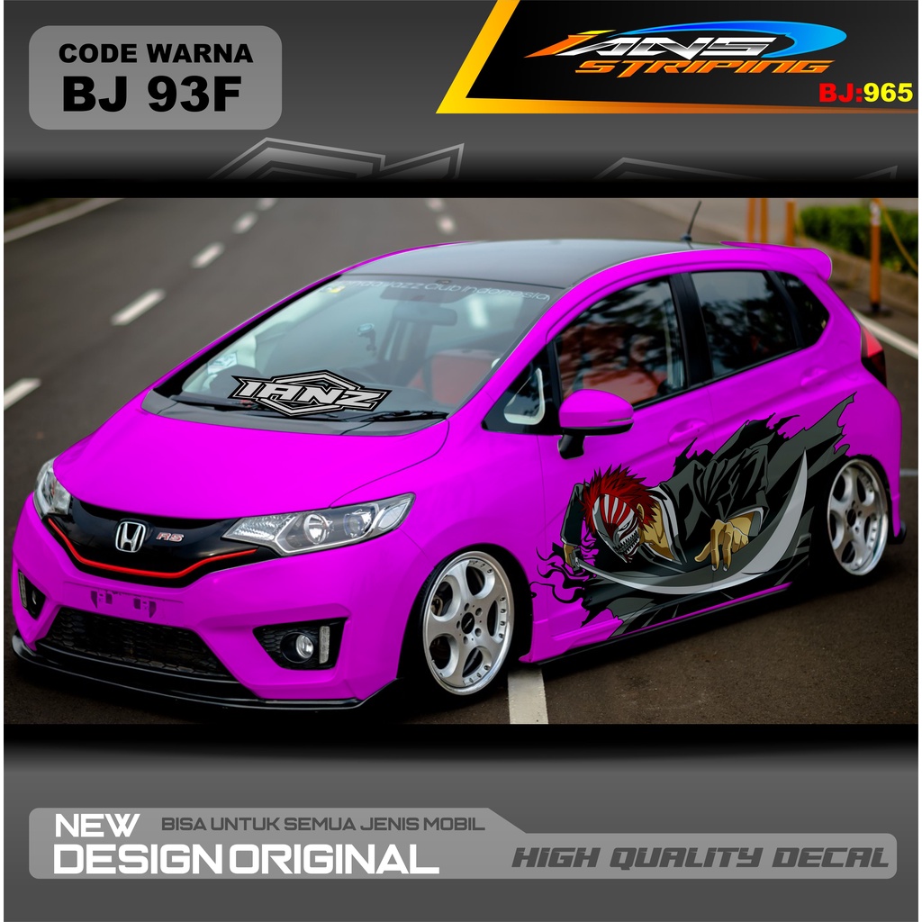 STICKER DECAL MOBIL JAZZ / STIKER MOBIL BRIO / DECAL STIKER MOBIL SWIFT / STIKER MOBIL TOYOTA / DECAL STICKER MOBIL / STIKER YARIS AYLA