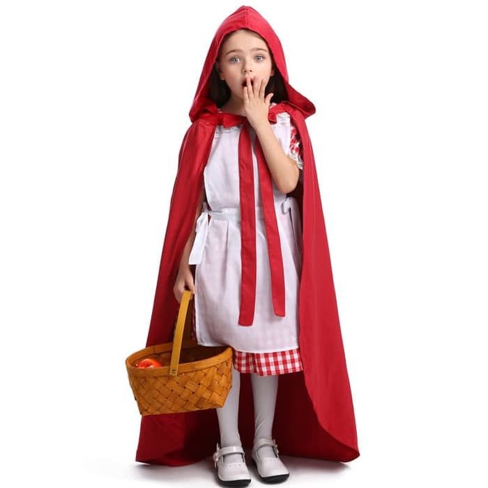 RED RIDING HOOD 5 costume cosplay haloween kostum anak