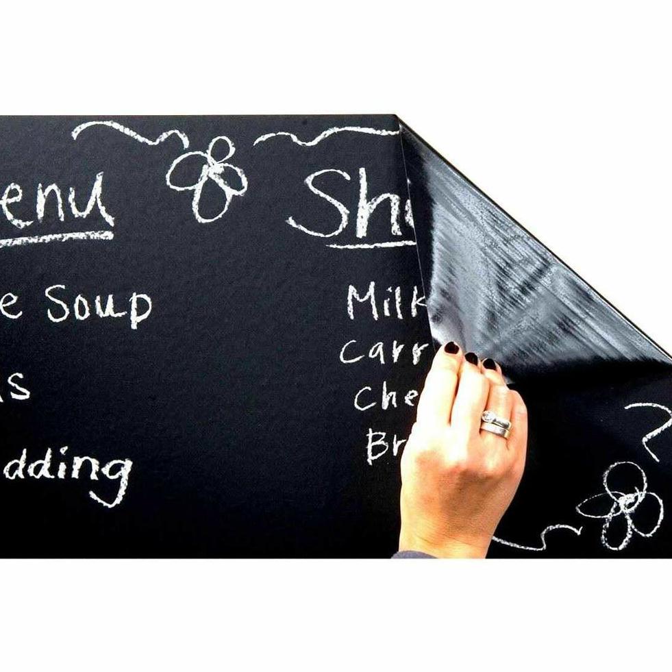 

[KODE BARANG 894] Stiker Papan Tulis 60x200cm / Wallsticker Blackboard Whiteboard Yelo
