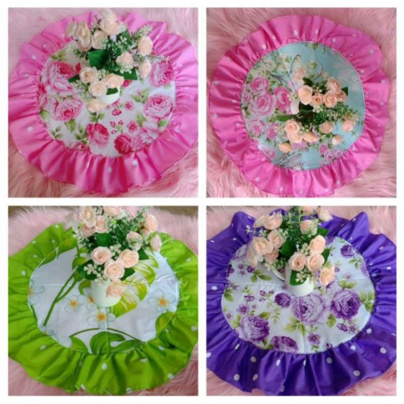 Taplak Meja Renda Bulat